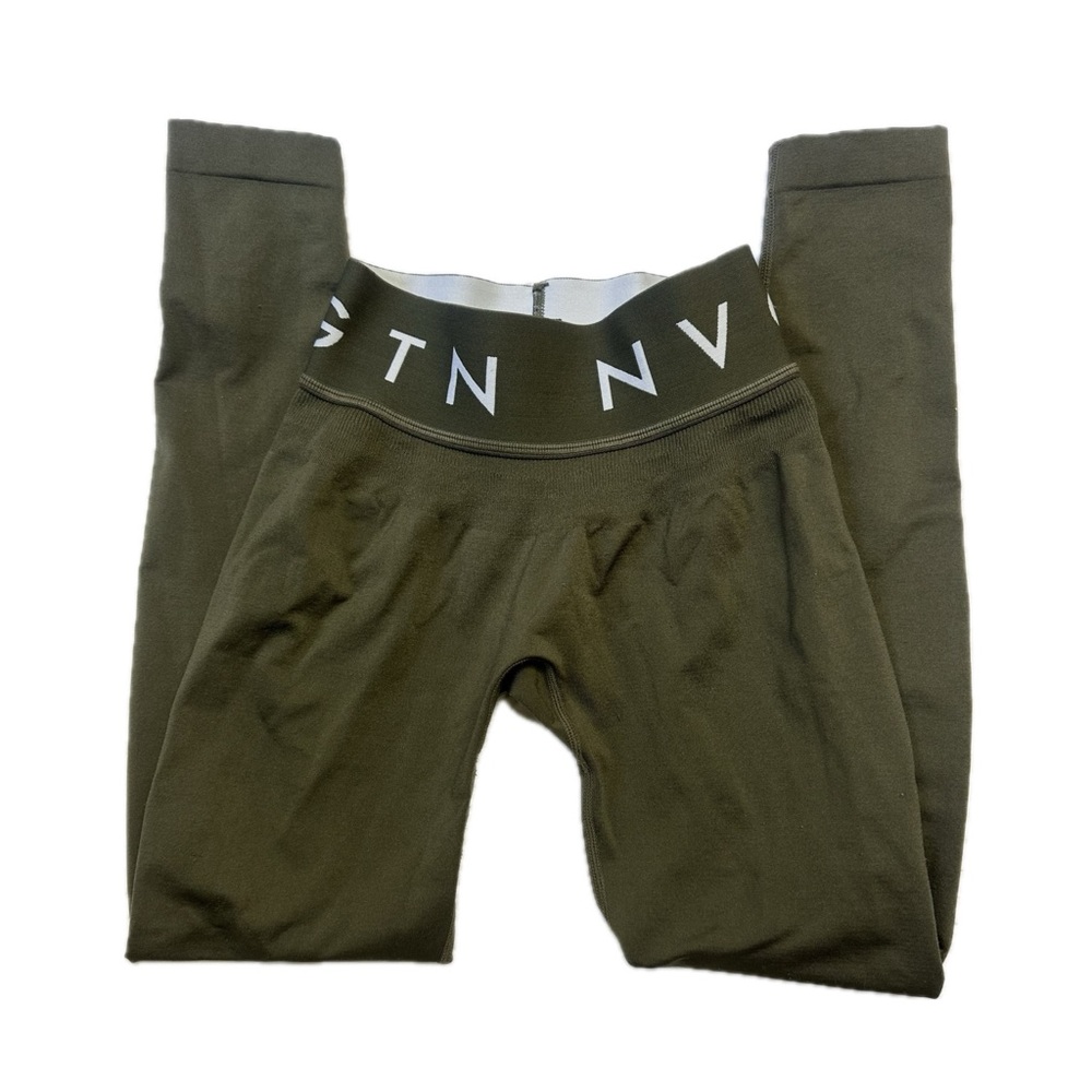 Olive Green NVGTN sport seamless leggings